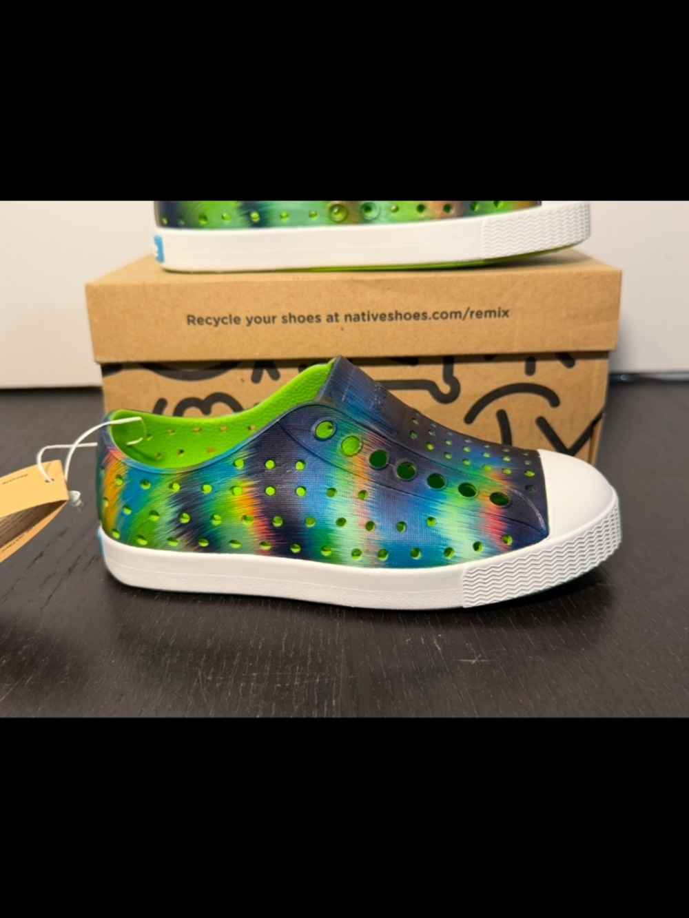 Native Jefferson Print Shoes Multicolor Tie Dye Little Kids/Toddler C9